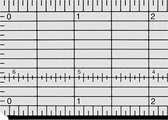 Image of Product. Front orientation. ZoomedIn view. Rulers. See-Through Rulers, For Center Finding, Style B.