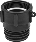 Image of Product. Front orientation. Thread Adapters. Thread Adapters for Drum Openings, Polypropylene, M60 Threads.