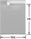 Image of Product. Front orientation. Contains Annotated. Envelopes. Bubble-Lined Paper Shipping Envelopes.