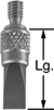 Image of Product. Front orientation. Contains Annotated. Variance Indicator Contact Points. Contact Points for Plunger Variance Indicators, Knife Contact Points.