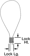 Image of Product. Front orientation. Contains Annotated. Tamper-Evident Seals. Wire Tamper-Evident Seals, Aluminum Lock.