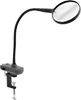 Gooseneck-Arm Illuminated Clamp-On Workstation Magnifiers