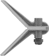 Image of Product. Front orientation. Combination Square Heads. Starrett High-Accuracy Combination Square Heads, Center Heads.