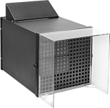 Image of Product. In Bench-Top Position. Front orientation. Air Purifiers. Combination Mobile/Bench-Top Air Purifiers.