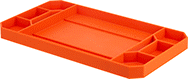 Image of Product. 7 Compartments. Front orientation. Tool Trays. Flexible Tool Trays, Silicone Rubber, 7 Compartments.