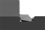Image of ProductInUse. Front orientation. Fixture Clamps. Low-Profile Fixture Clamps.