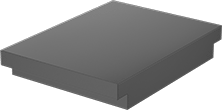 Image of Product. Front orientation. Surface Plates. Rectangular Plate with Two Ledges.
