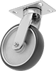 High-Capacity Vulcan Casters with Polyurethane Wheels