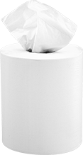 Image of Product. Front orientation. Paper Towels. Center-Pull Roll.