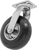 Pneumatic Casters with Rubber Wheels