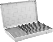 Image of Product. Front orientation. Plug Gauges. Plug Gauge Sets, Case.