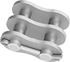 Image of Product. Front orientation. Leaf Chain and Links. Clevis Connecting Links.