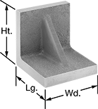 Image of Product. Front orientation. Contains Annotated. Angle Plates.