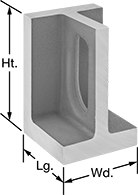 Image of Product. Front orientation. Contains Annotated. Angle Plates. Any-Which-Way Angle Plates.