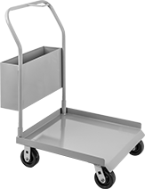 Image of Product. Front orientation. Drum Dollies. Open-Front Easy-Steer Drum Dollies.