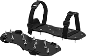 Image of Product. Front orientation. Spiked Shoe Covers.