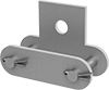 Image of Product. Front orientation. Roller Chain and Links. Flat-Edge Attachment Roller Chain Links, Connecting Links, SA-1 Attachment.