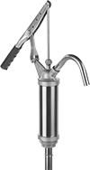 Image of Product. Front orientation. Drum Pumps. Adjustable-Flow Easy-Stroke Drum Pumps for Water and Chemicals, 304 Stainless Steel Housing.