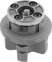 Image of Product. Front orientation. Pipe Threader Die Heads. Ridgid Pipe Threader Die Heads, Enclosed Die Head.