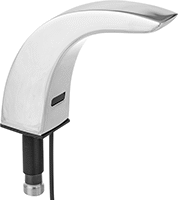 Image of Product. Style H. Front orientation. Sink Faucets. Touch-Free Sink Faucets, Bottom Inlet, Sink Mount, Style H.