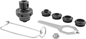 Image of Product. Front orientation. Pipe Threader Accessories and Replacement Parts. Ridgid Pipe Threader Accessories and Replacement Parts, Pipe Nipple Chucks.