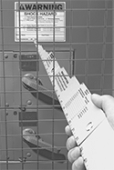 Image of ProductInUse. Front orientation. OSHA/ANSI Safety Gauges. OSHA/ANSI Machine Guard Safety Gauges.
