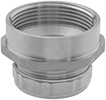 Image of Product. Front orientation. Sink Drain Fittings. Compression Fitting Connection, NPT Female.