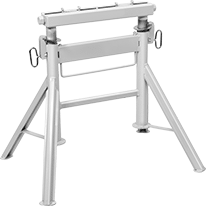 Image of Product. Front orientation. Material Support Stands. Build-Your-Own Material Support Stands, Stands, Sawhorse Stand, 29" to 43" High.