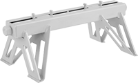 Image of Product. Front orientation. Material Support Stands. Build-Your-Own Material Support Stands, Stands, Tabletop Stand, 7 1/4" High.