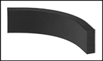 Image of Product. Shown Bent. Side1 orientation. Contains Border. Bumpers. Antislip Bumpers.