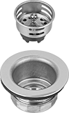 Image of Product. Replacement Strainer. Front orientation. Sink Drain Strainers.
