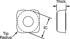 Image of Attribute. Front orientation. Contains Annotated, MultipleImages. Inserts for Carbide-Insert Drill Bits, Inner.