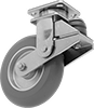 High-Capacity Shock-Absorbing Casters with Polyurethane Wheels