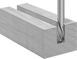 Image of ProductInUse. Square Cut Style. Front orientation. Square Cut Style. Router Bit Sets.
