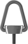 Image of Product. Front orientation. Hoist Rings. Nonswiveling Hoist Rings—For Lifting, Triangle.