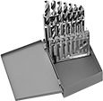 Image of Product. Front orientation. Drill Bits. Reduced-Shank Drill Bit Sets, Jobbers' Length, Spiral Flute.