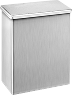 Image of Product. Front orientation. Trash Cans. Sanitary Napkin Trash Cans, Style C.