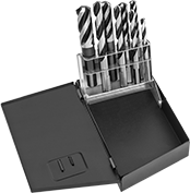 Image of Product. Front orientation. Drill Bits. Hole-Enlarging Reduced-Shank Drill Bit Sets.