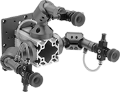 Image of ProductInUse. Vacuum Cups Not Included. Front orientation. Mounts for Vacuum Cups and Lifters. Vacuum Lifter Mount Kits.