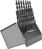 Chip-Clearing High-Speed Steel Drill Bit Sets