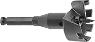 Image of Product. Front orientation. Drill Bits. Fast-Cutting Smooth-Finish Drill Bits for Wood, Quick-Change Hex Shank.