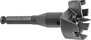 Image of Product. Front orientation. Drill Bits. Fast-Cutting Smooth-Finish Drill Bits for Wood, Quick-Change Hex Shank, Screw Point.