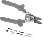 Image of Product. Front orientation. Retaining Ring Pliers. Electrically Insulating Changeable-Tip Retaining Ring Pliers Sets.