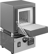 Image of Product. 76 and 128 cu. in. Capacity. Front orientation. Ovens. High-Temperature Furnaces, 120V AC.