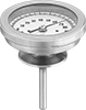 Food and Beverage Thermometers with Sanitary Quick-Clamp Connection