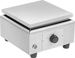 Image of Product. Front orientation. Hot Plates. Hot Plates for Glass Containers, Style C.