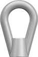 Image of Product. Front orientation. Eye Nuts. Eye Nuts—For Lifting, Style A.