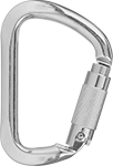 Image of Product. Front orientation. Carabiners. Twist-Locking-Latch Carabiners—Not for Lifting, Style 6.