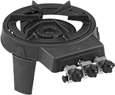 Image of Product. Front orientation. Gas Burners. Portable Gas Burners, Round Burners, 1 Burner.