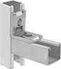 Twist-Resistant Corner Strut Channel Brackets